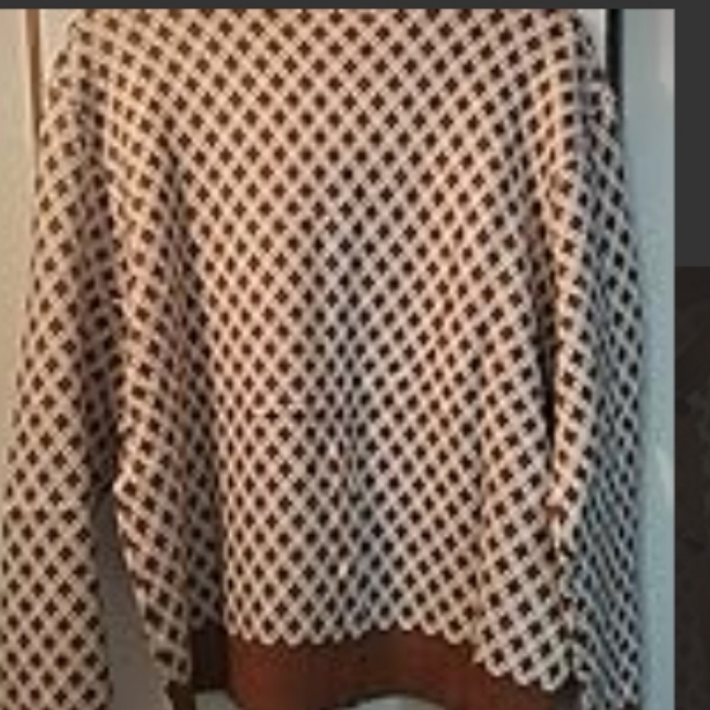 MEROKEETY Women's Lightweight Oversized Checkered Cardigan NWT SIZE S - Picture 3 of 9